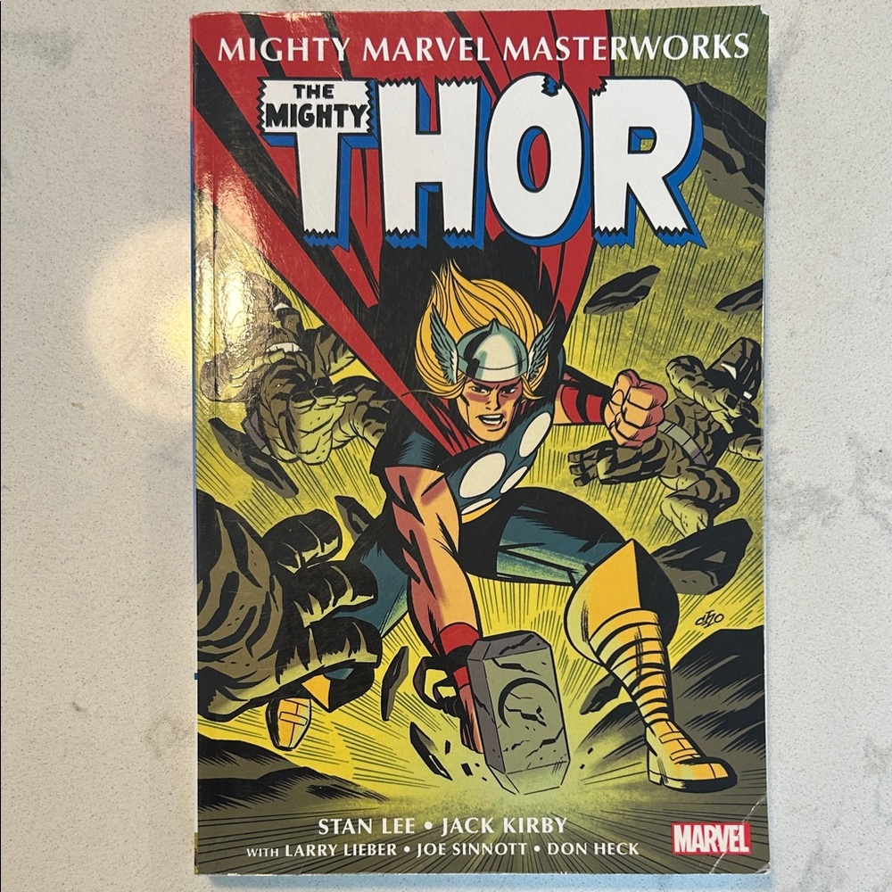 Marvel The Mighty Thor Comic Book with Red and Blue Cover